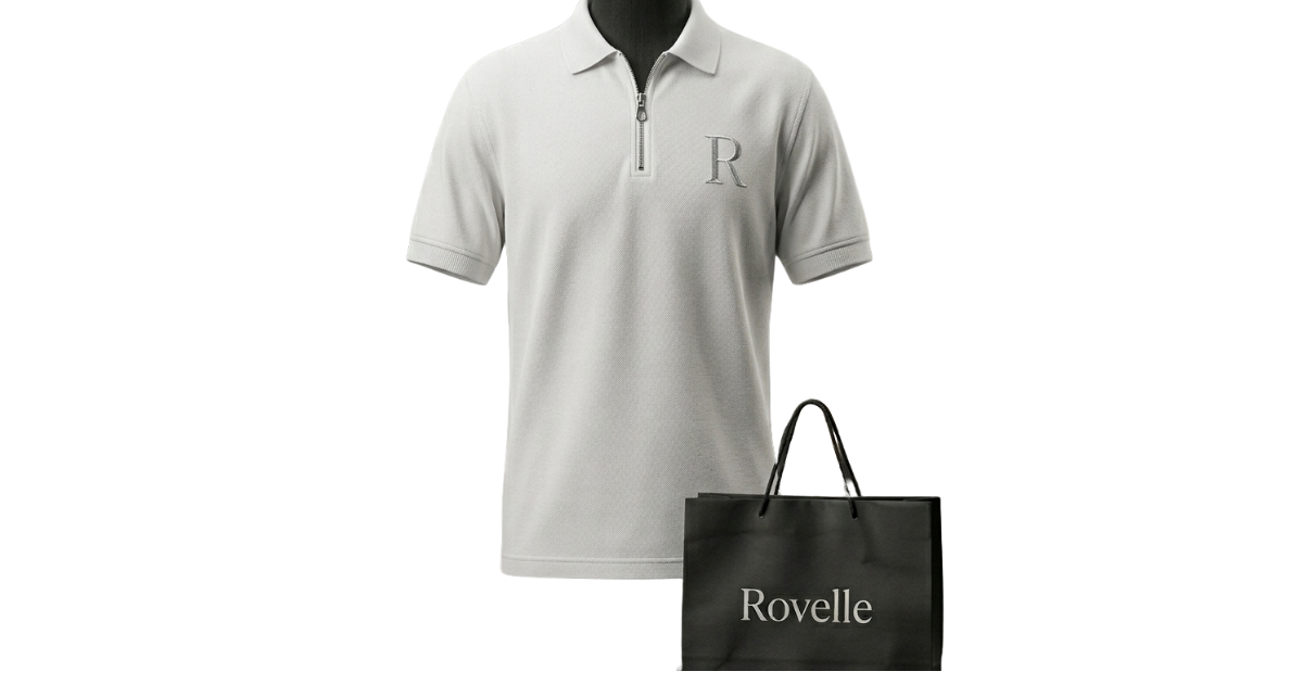 Zipper Polo | Premium Quality | White