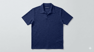 Rovelle V-Neck Navy Blue Polo men fashion Pakistan