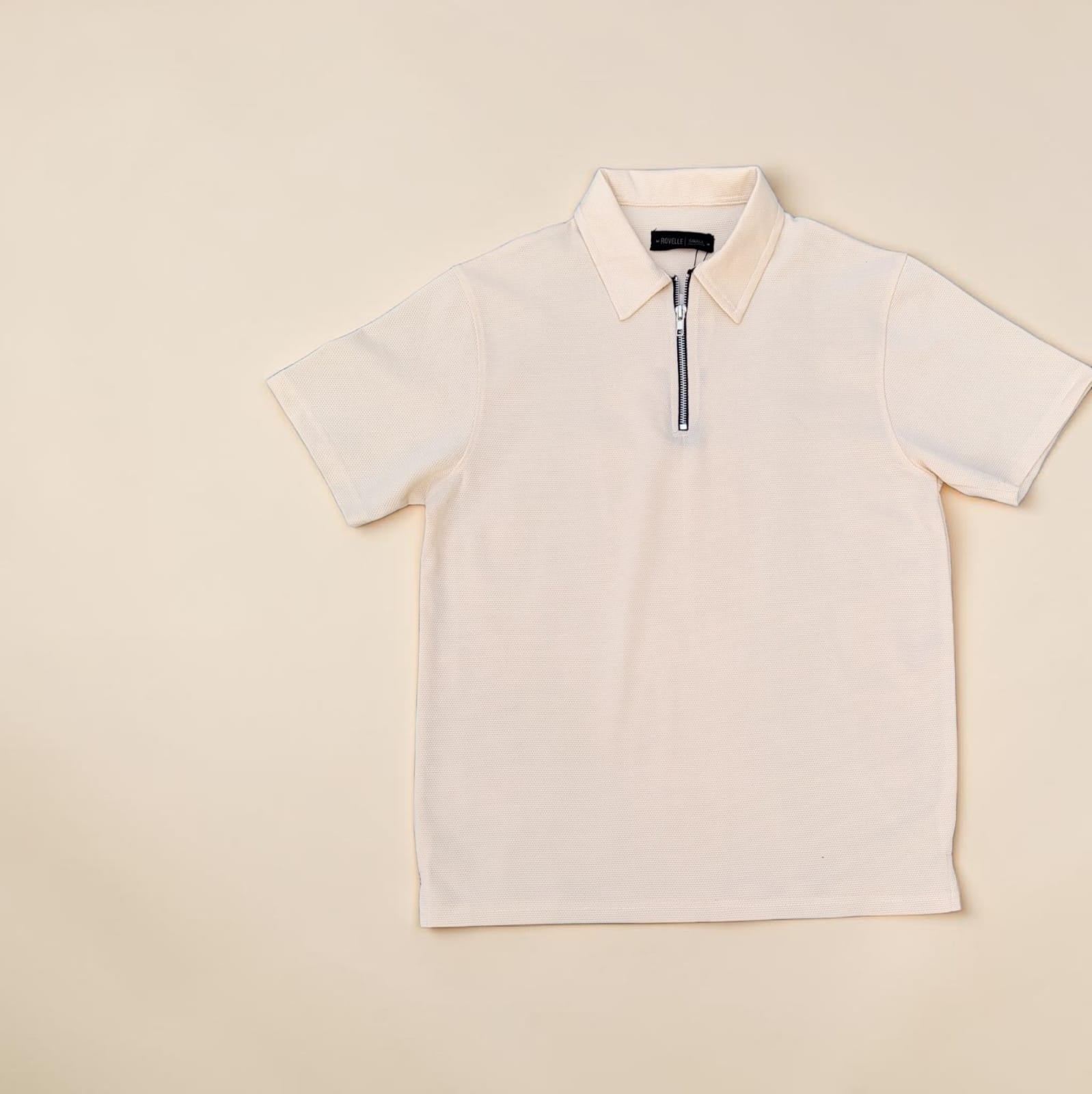 Signature Knitted Zipper Polo