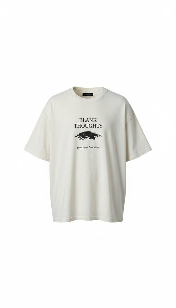 Blank Thoughts | Oversized Graphic Tee