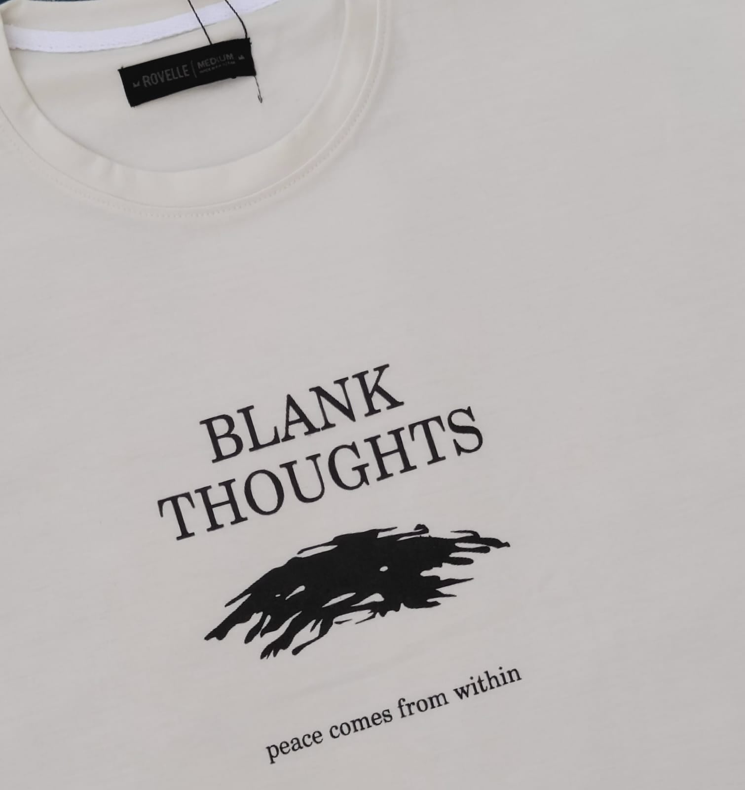 Blank Thoughts | Oversized Graphic Tee