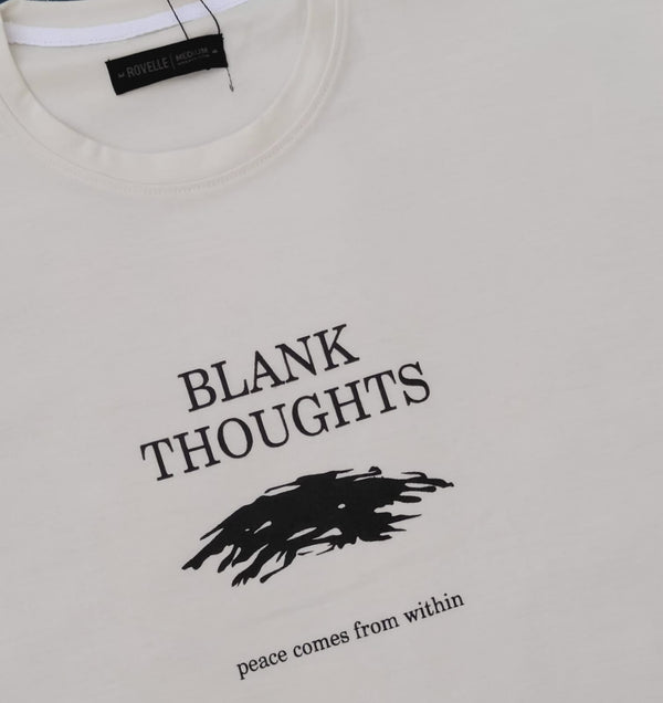 Blank Thoughts | Oversized Graphic Tee