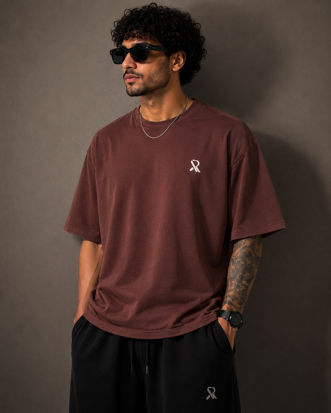 Silent Power | Raw-Edge Patchwork | Boxy Tee